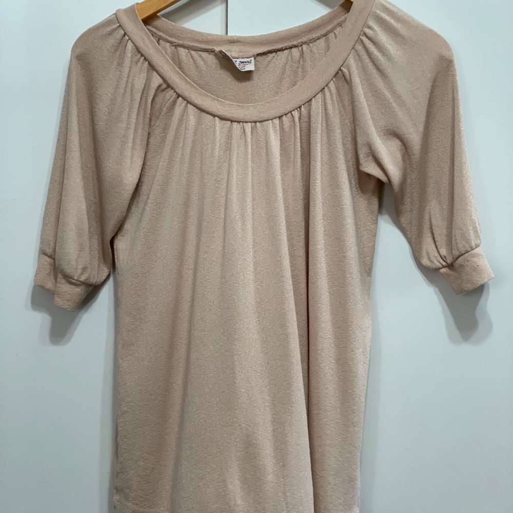 Michael Stars blouse shirt champagne one size